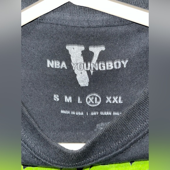 VLONE- NBA YOUNGBOY COLAB SIZE L - Picture 3 of 3